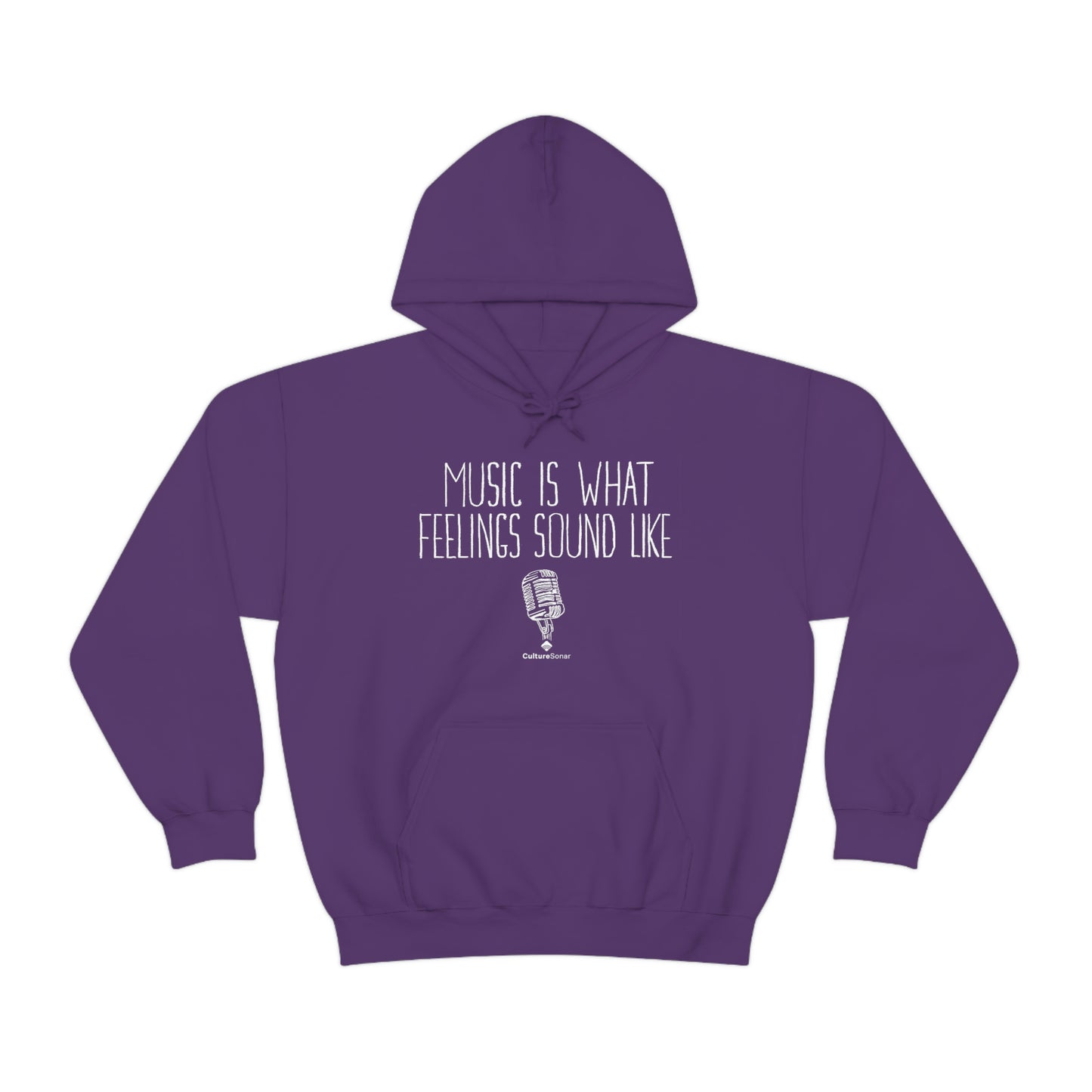 "Music is What Feelings Sound Like" Exclusive Hoodie