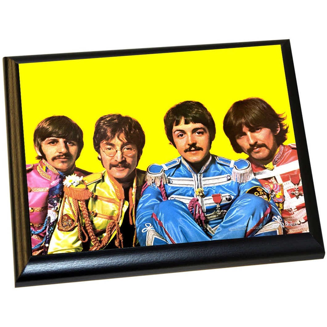 The Beatles 'Sgt. Pepper Lonely Hearts Costumes' 8x10 Plaque