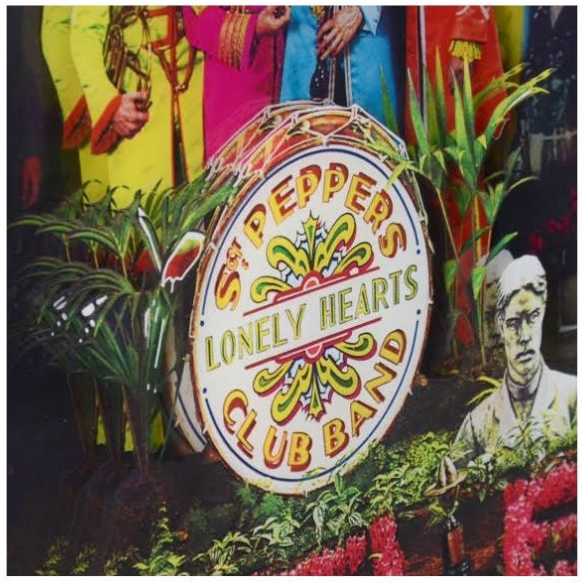 The Beatles 3D Sgt Pepper Album Cover Acrylic Collage Collector's Print [20x20]