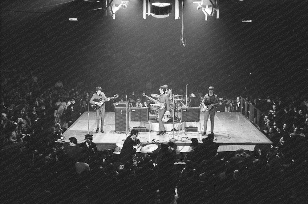 First US Beatle Concert, Feb 11, 1964 Ed Sullivan Show Rare Archival Photo Print [30x40]