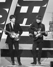 Beatles Paul McCartney & George Harrison Thank Your Lucky Stars 1963 Photo Print