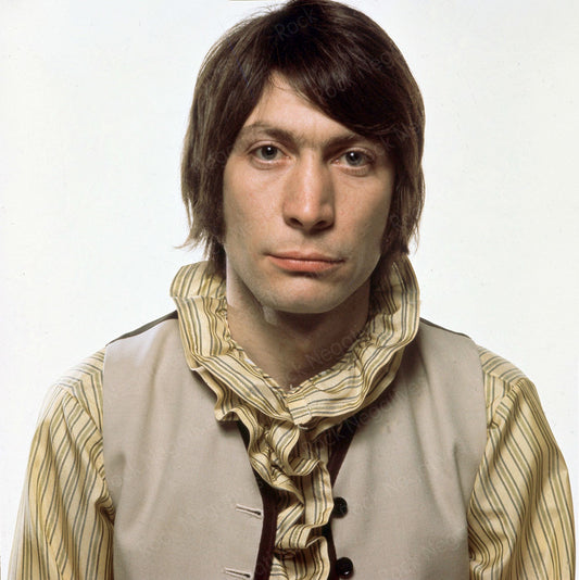 The Rolling Stones Drummer Charlie Watts 1969 Photo Print