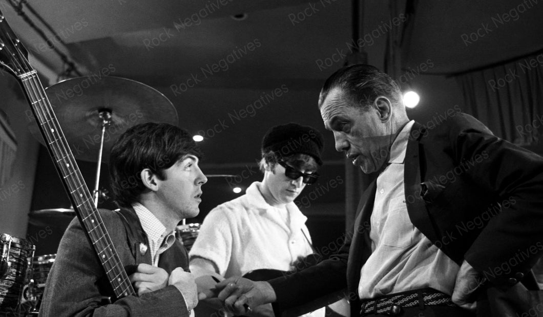 Beatles at Ed Sullivan Show Rehearsal 1964 Photo Print – CultureSonar