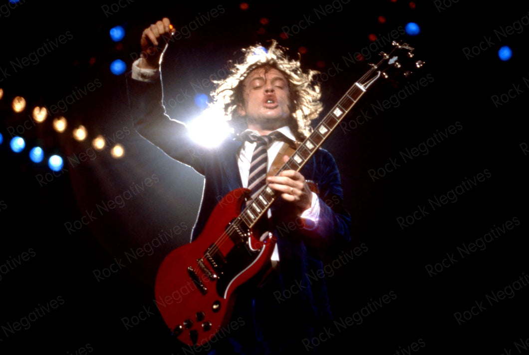 AC/DC Guitarist Angus Young Schoolboy Photo Print