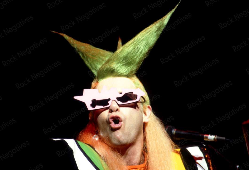 Elton John Piano on Stage Ice on Fire Tour 1986 Photo Print