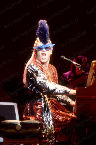 Elton John 1986 Ice & Fire Tour Piano Photo Print