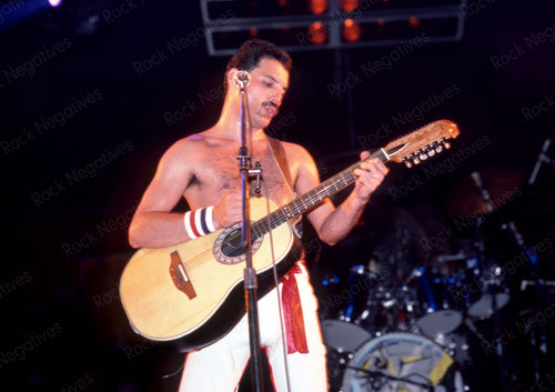 Freddie Mercury of Queen 1982 Hot Space Tour Photo Print