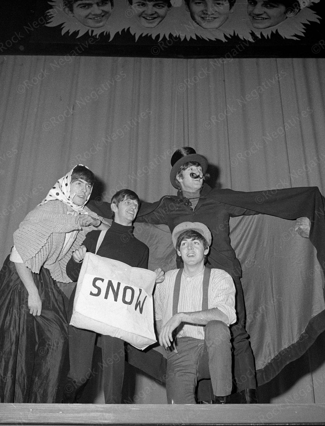 The Beatles Christmas Show in London 1963 Photo Print