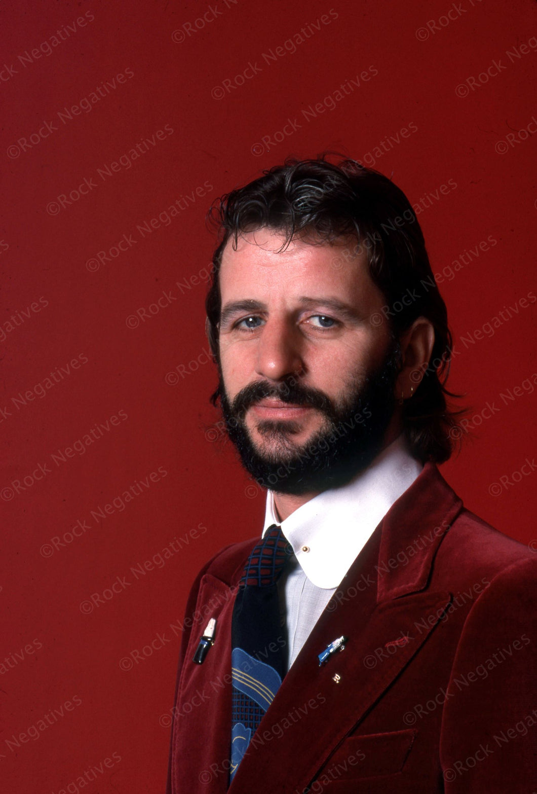 The Beatles Ringo Starr Portrait 1974 Photo Print