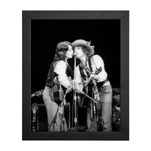 Bob Dylan and Joan Baez Onstage 1975 Photo Print