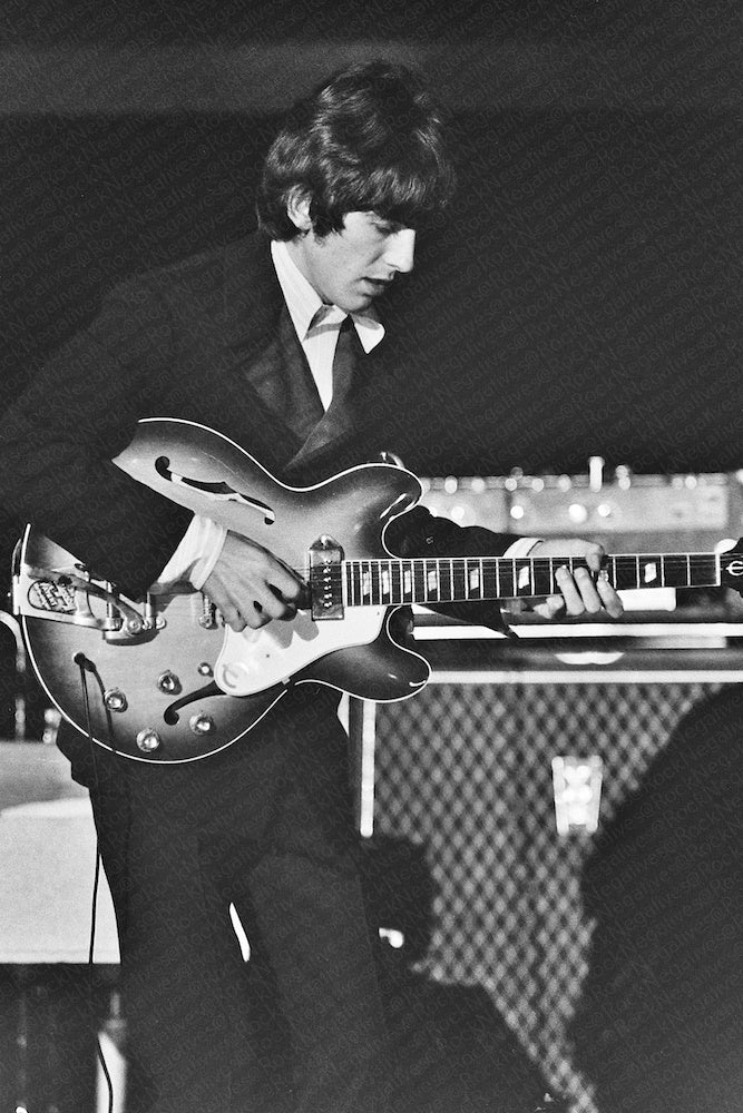 The Beatles George Harrison Live 1969 Archive-Quality Collector's Photo Print [17x 22]