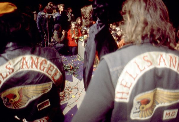 LIVERMORE, CA - DECEMBER 6: (L-R) English guitarist Mick Taylor and English singer, songwriter, actor, and film producer Mick Jagger of the English rock band The Rolling Stones perform during the Altamont Speedway Free Festival, which was a counterculture rock concert held on Saturday, December 6, 1969, at the Altamont Speedway in Livermore, California. (Photo by Jeff Hochberg/Rock Negatives)