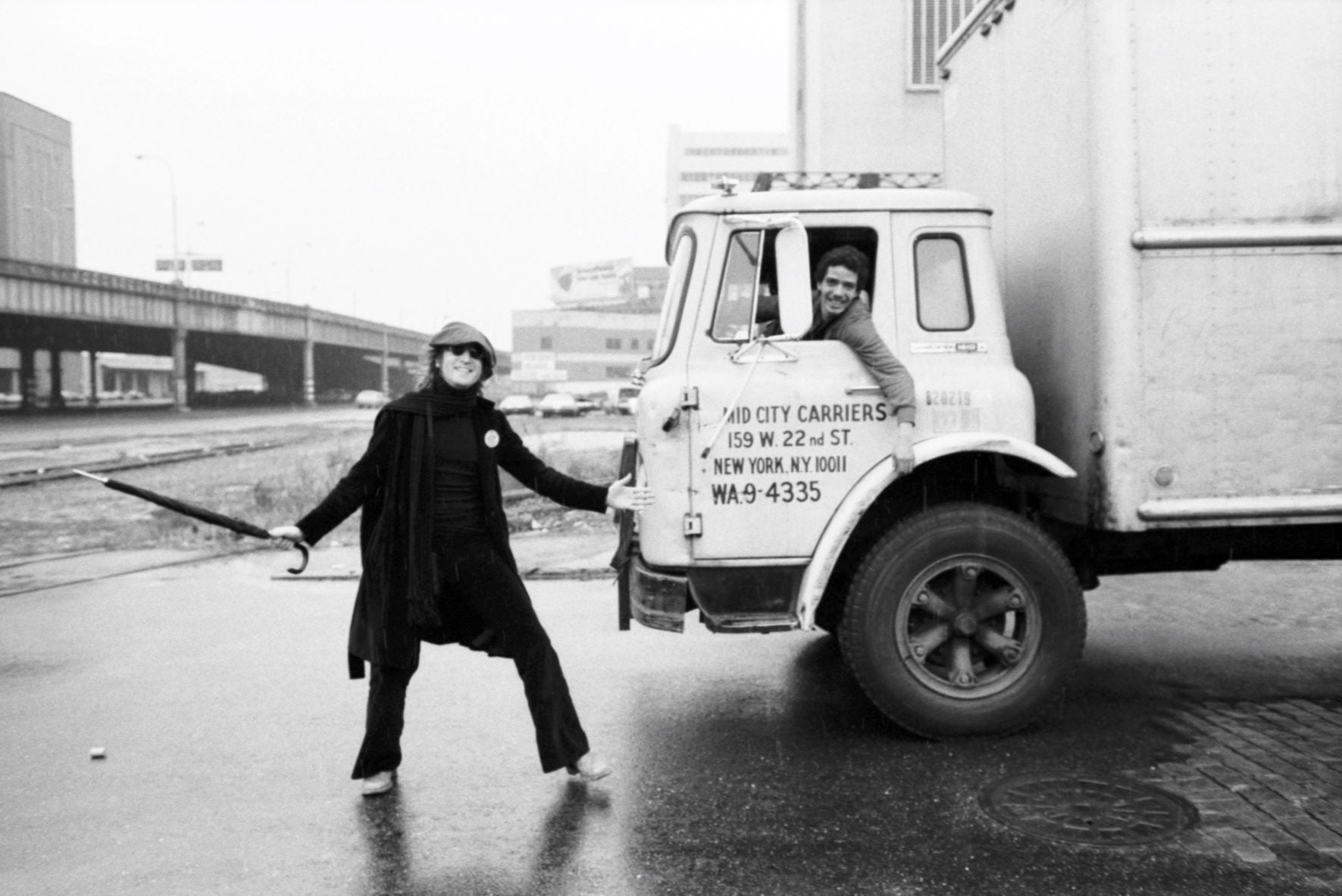 John Lennon in Westside, NYC, 1974