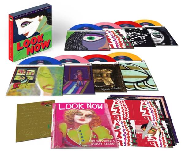 Elvis Costello & The Imposters - Look Now [8 Tri-Color 7" Deluxe Box Set] [Vinyl]