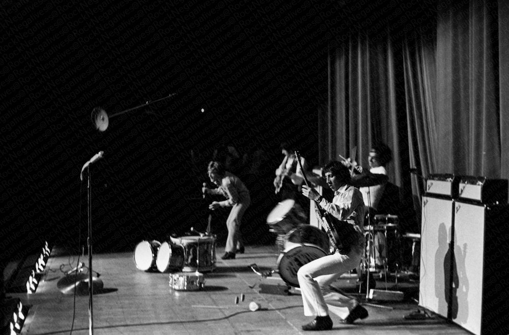 The Who: Drums Go Flying at Kiel Opera House 1967 Photo Print