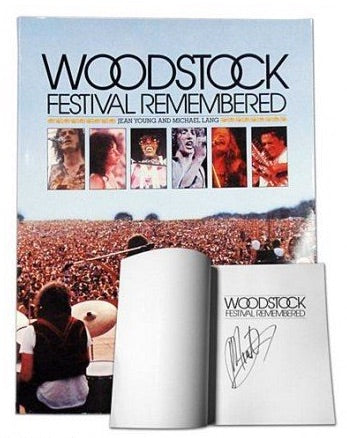 Woodstock Festival Remembered [Autographed First Edition Book)