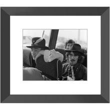 The Beatles John Lennon & George Harris on Bus 1967 Photo Print