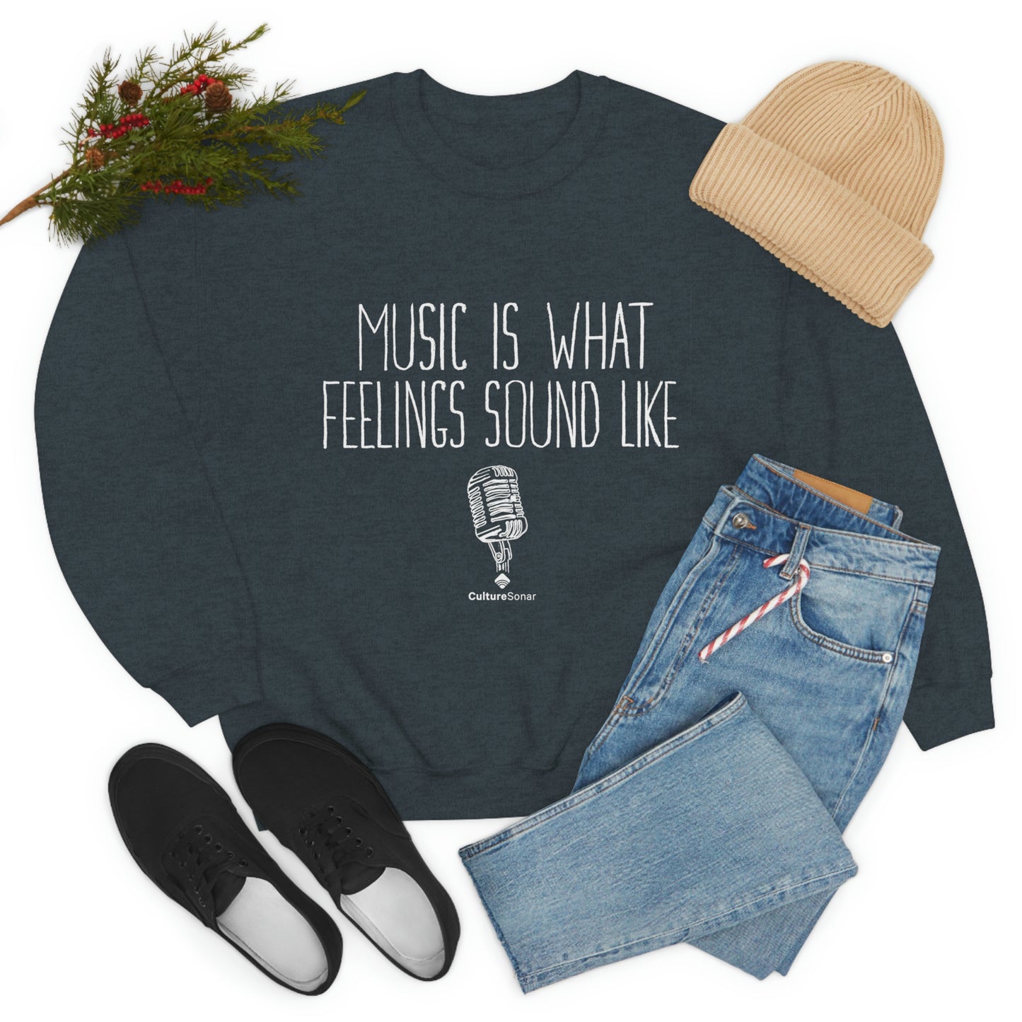 EXCLUSIVE: "Music is What Feelings Sound Like" Sweatshirt