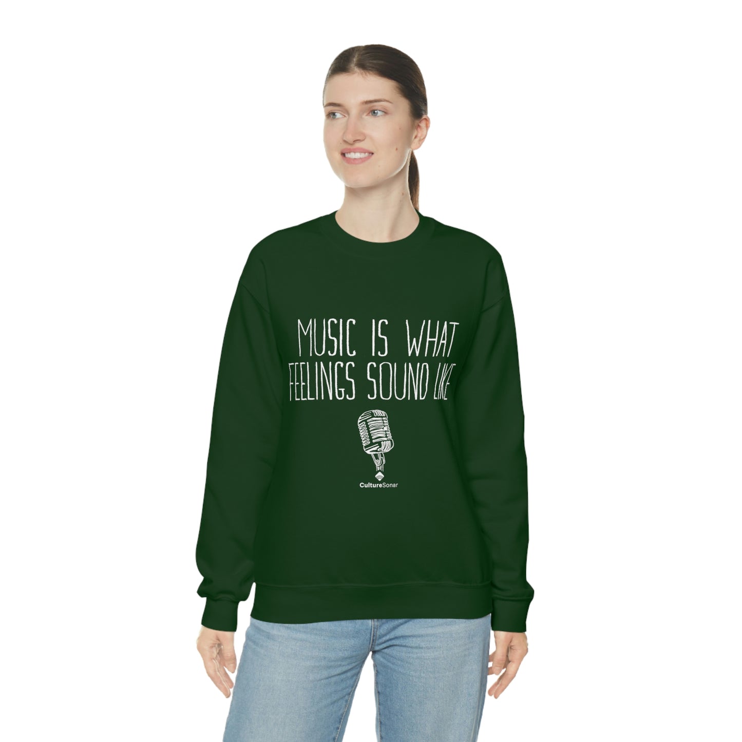 EXCLUSIVE: "Music is What Feelings Sound Like" Sweatshirt