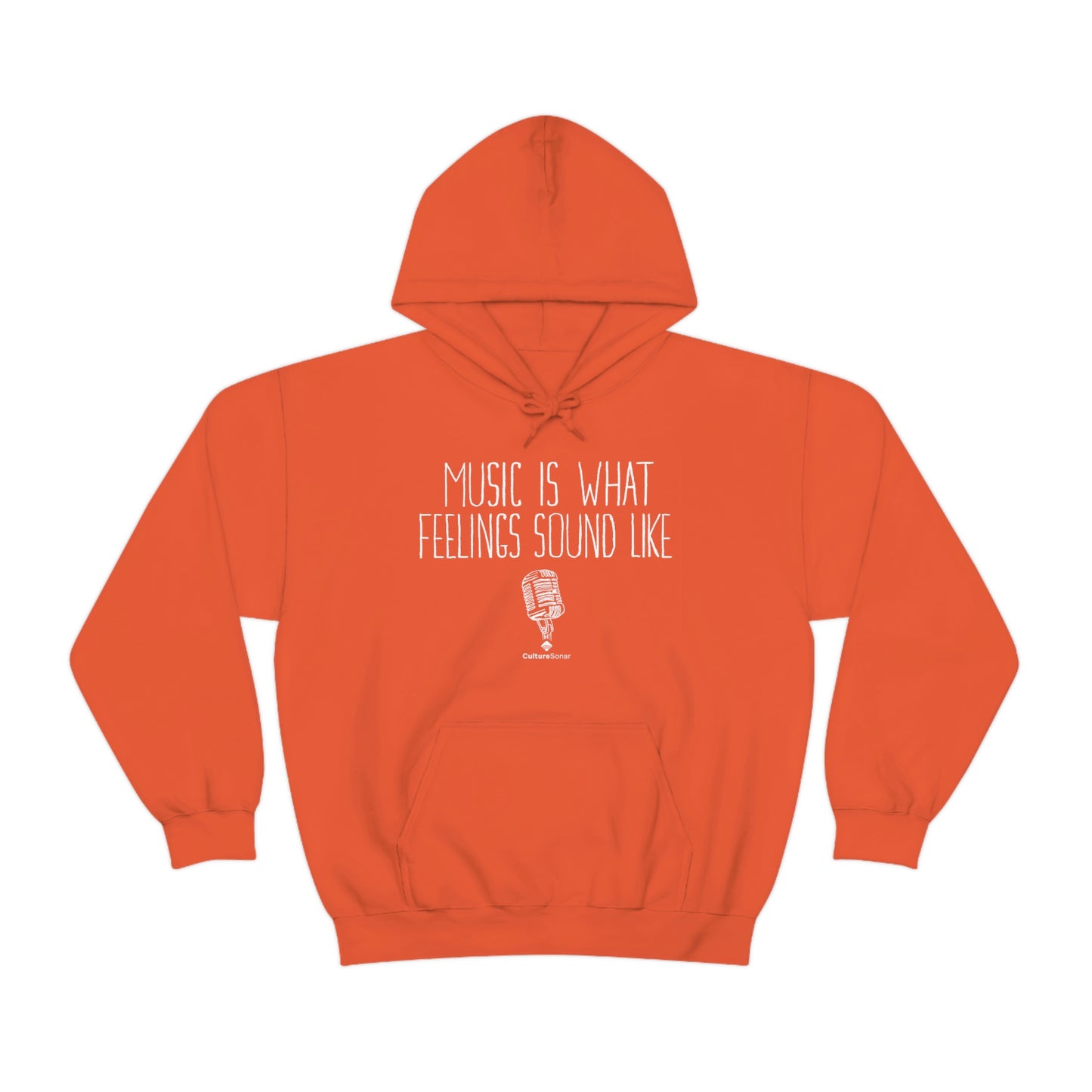 "Music is What Feelings Sound Like" Exclusive Hoodie