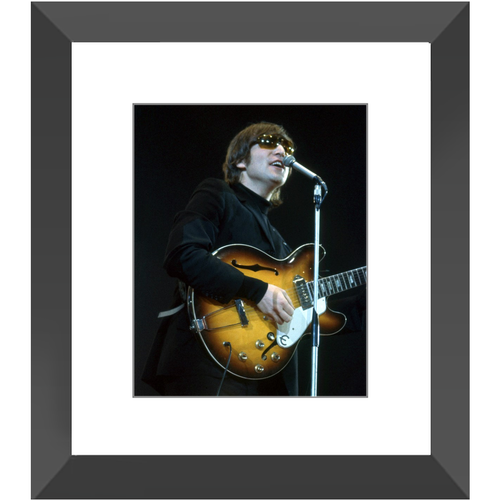 The Beatles John Lennon at Empire Pool in Wembley 1966 Photo Print