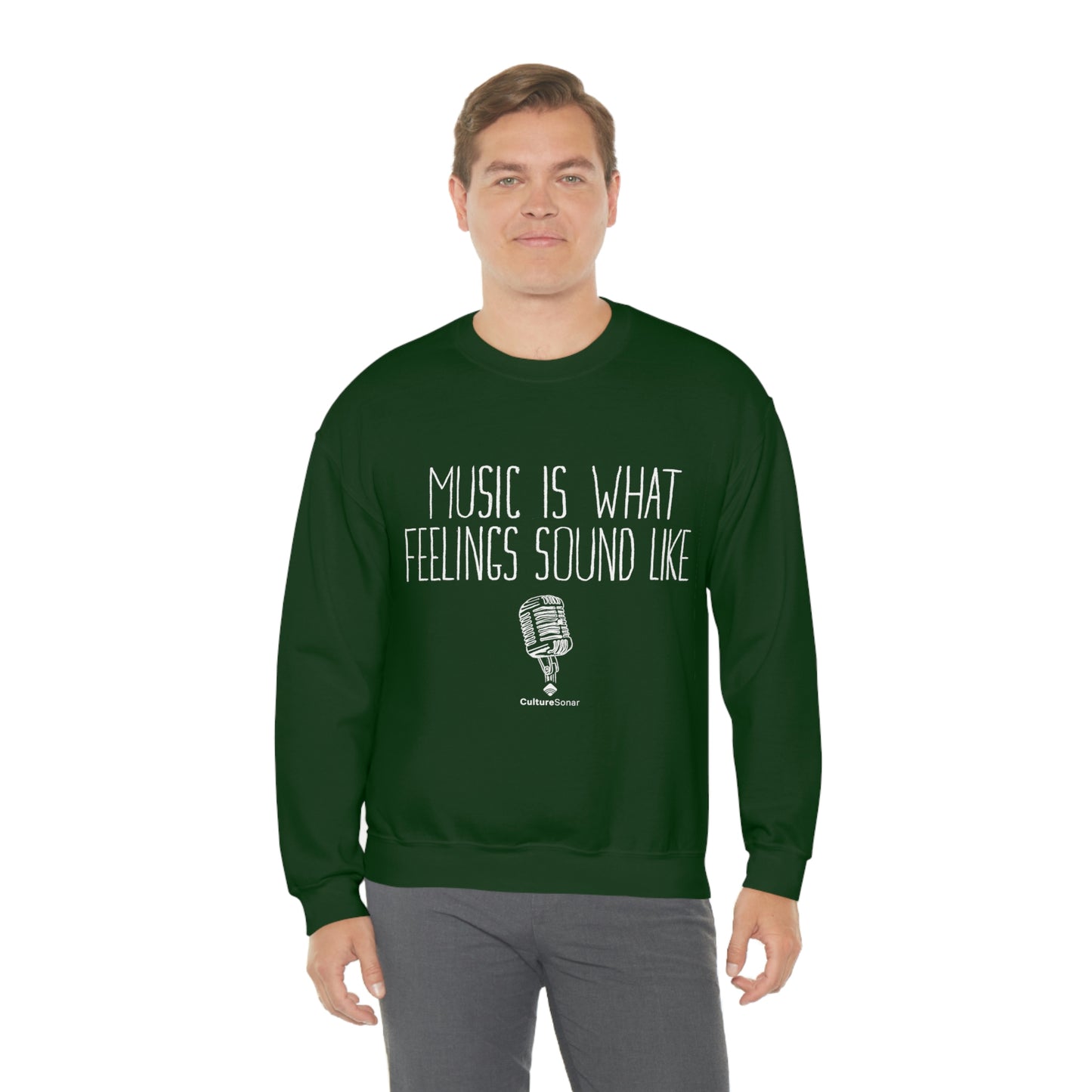 EXCLUSIVE: "Music is What Feelings Sound Like" Sweatshirt