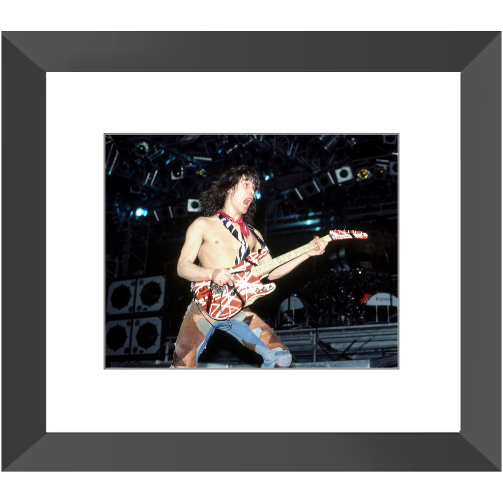 Eddie Van Halen in Detroit 1984 Tour Photo Print