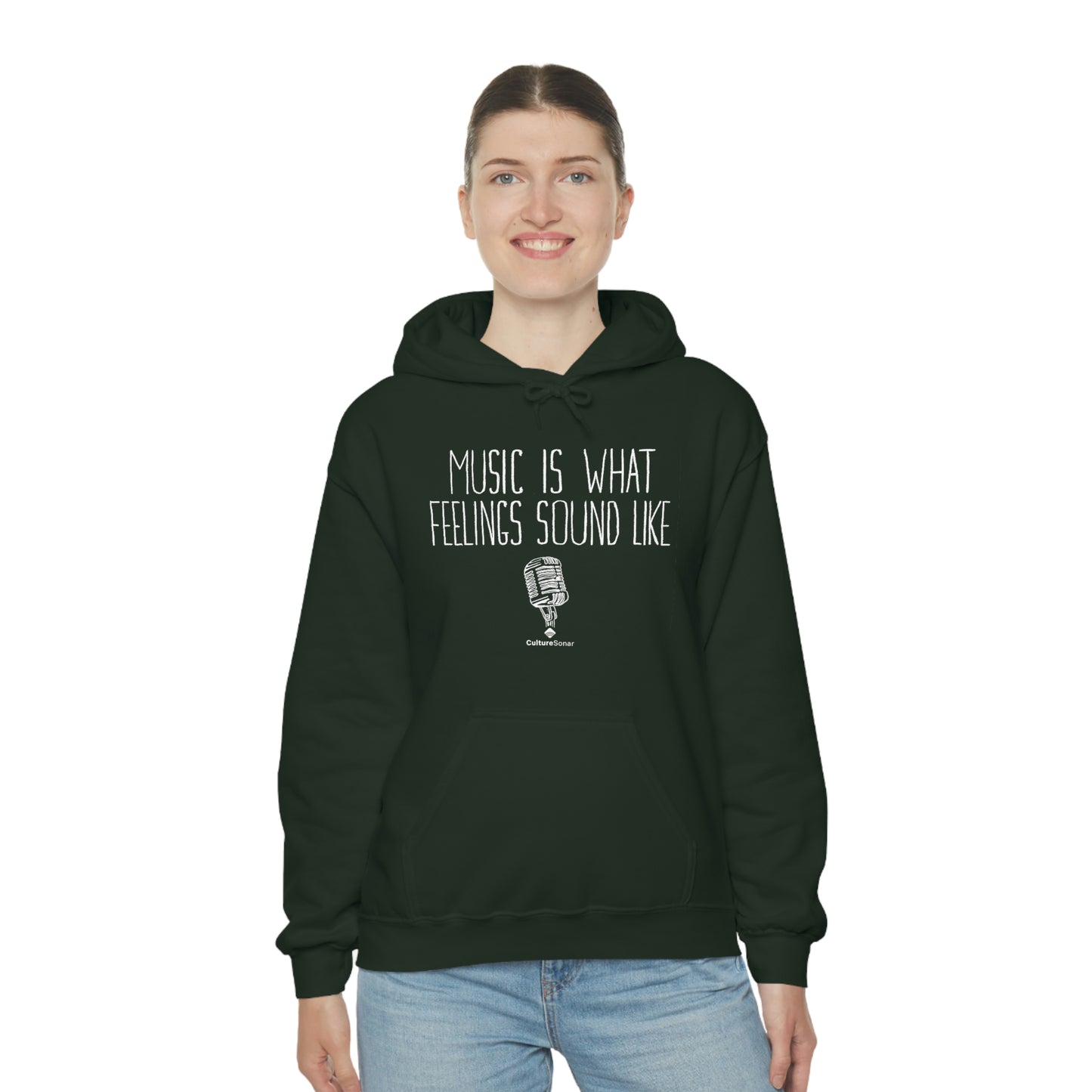 "Music is What Feelings Sound Like" Exclusive Hoodie