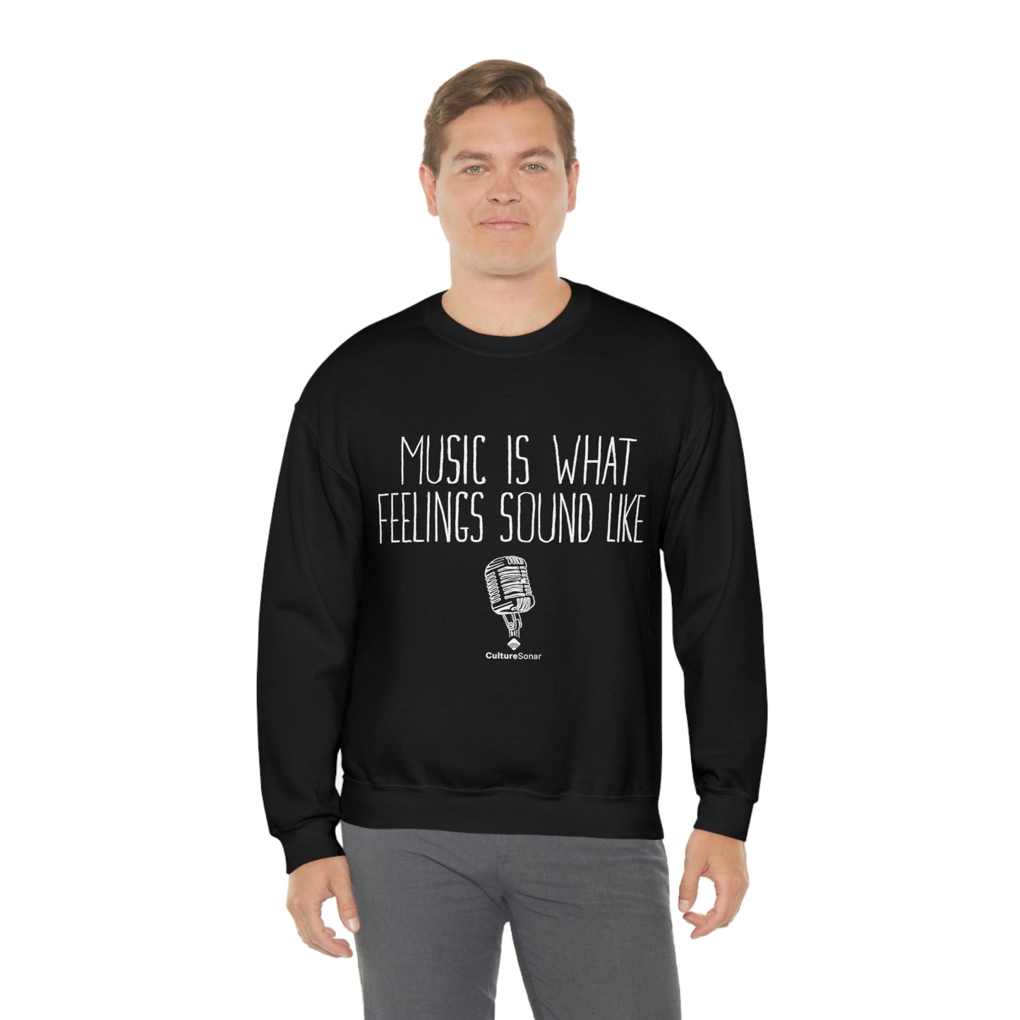 EXCLUSIVE: "Music is What Feelings Sound Like" Sweatshirt