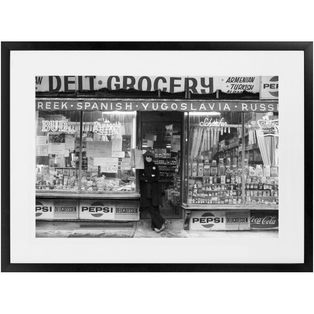 John Lennon in NYC Deli 1974 Photo Print