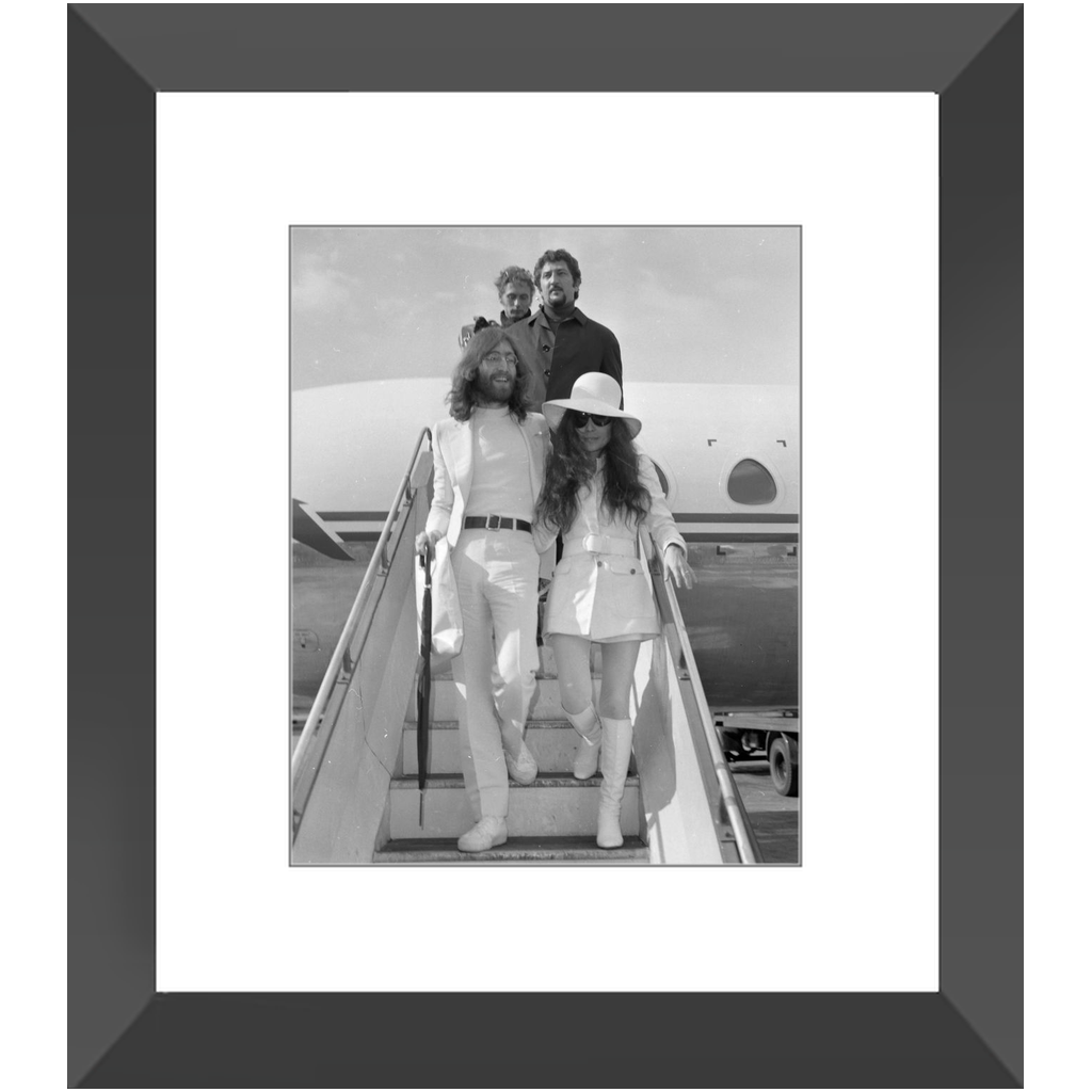 John Lennon & Yoko Ono After Getting Married Photo Print