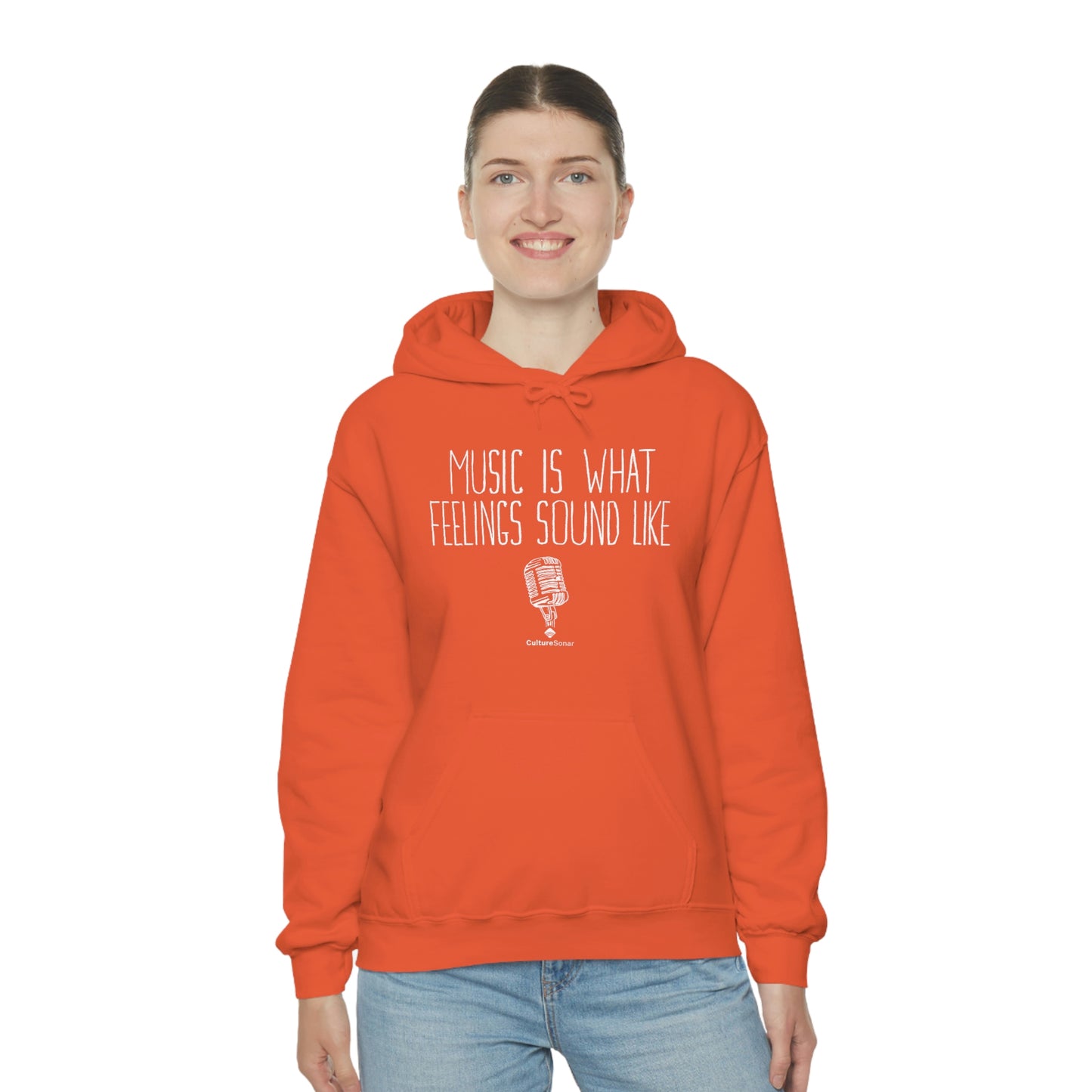 "Music is What Feelings Sound Like" Exclusive Hoodie