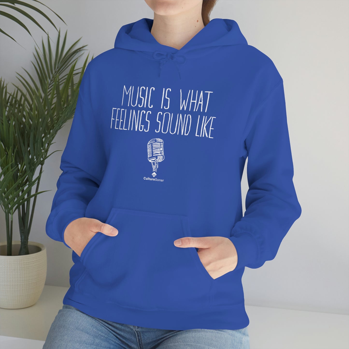 "Music is What Feelings Sound Like" Exclusive Hoodie