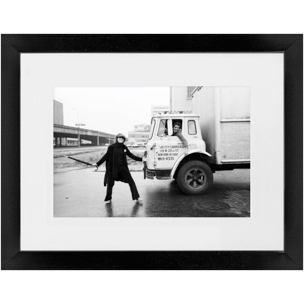 John Lennon in NYC Westside 1974 Photo Print