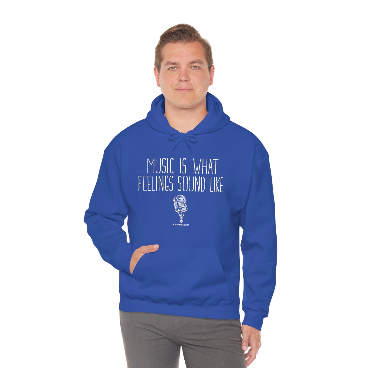 "Music is What Feelings Sound Like" Exclusive Hoodie