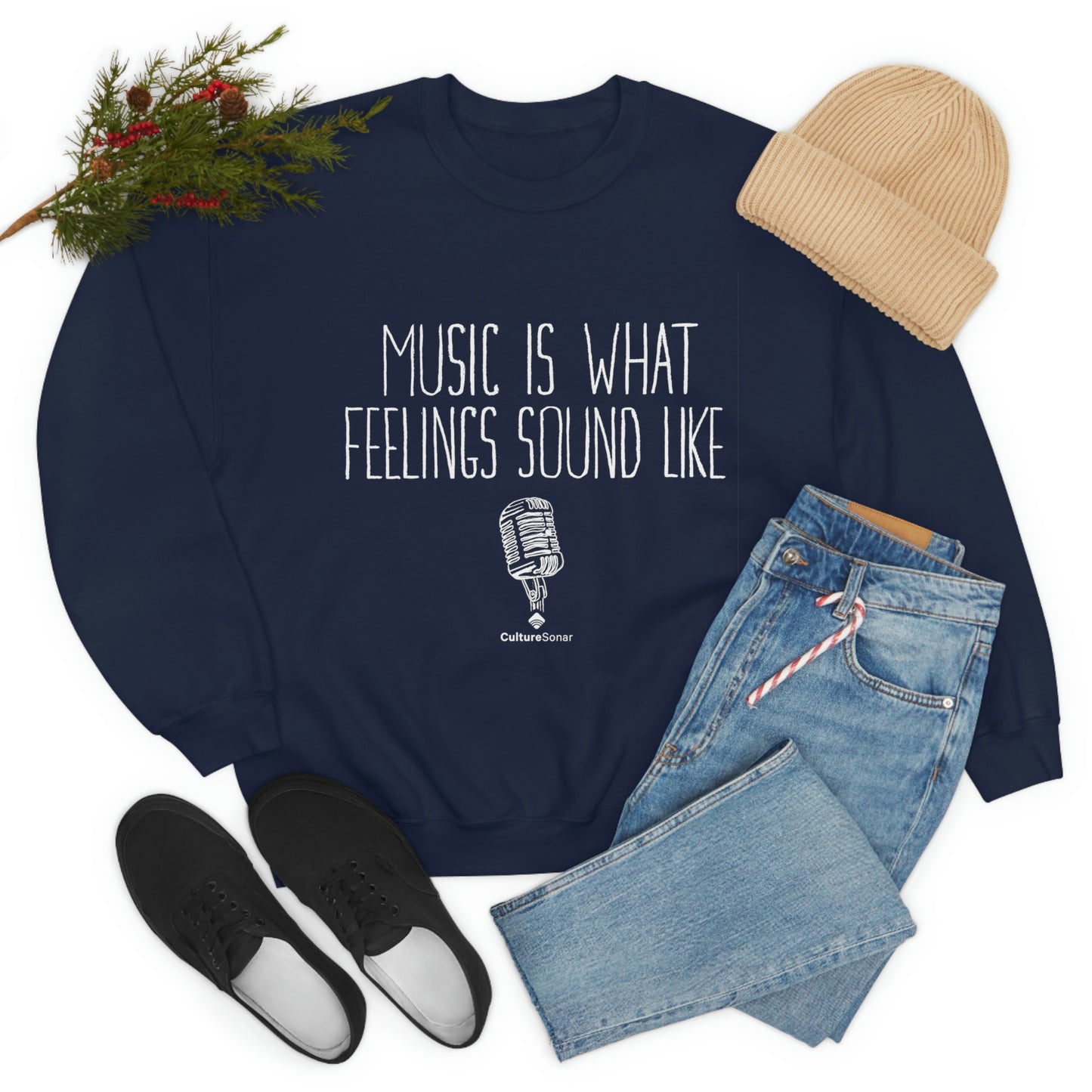 EXCLUSIVE: "Music is What Feelings Sound Like" Sweatshirt