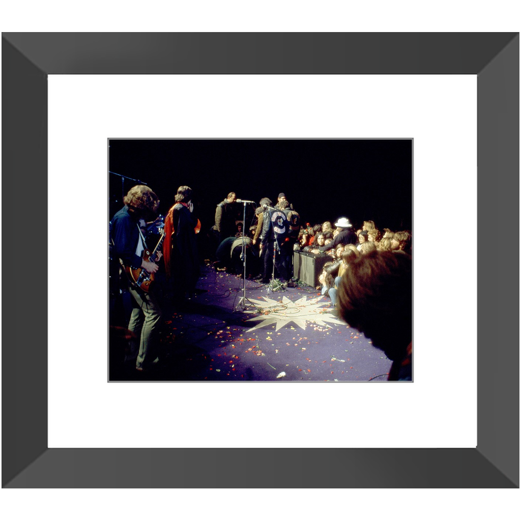 The Rolling Stones Mick Jagger & Hells Angels in Altamont 1969 Photo Print