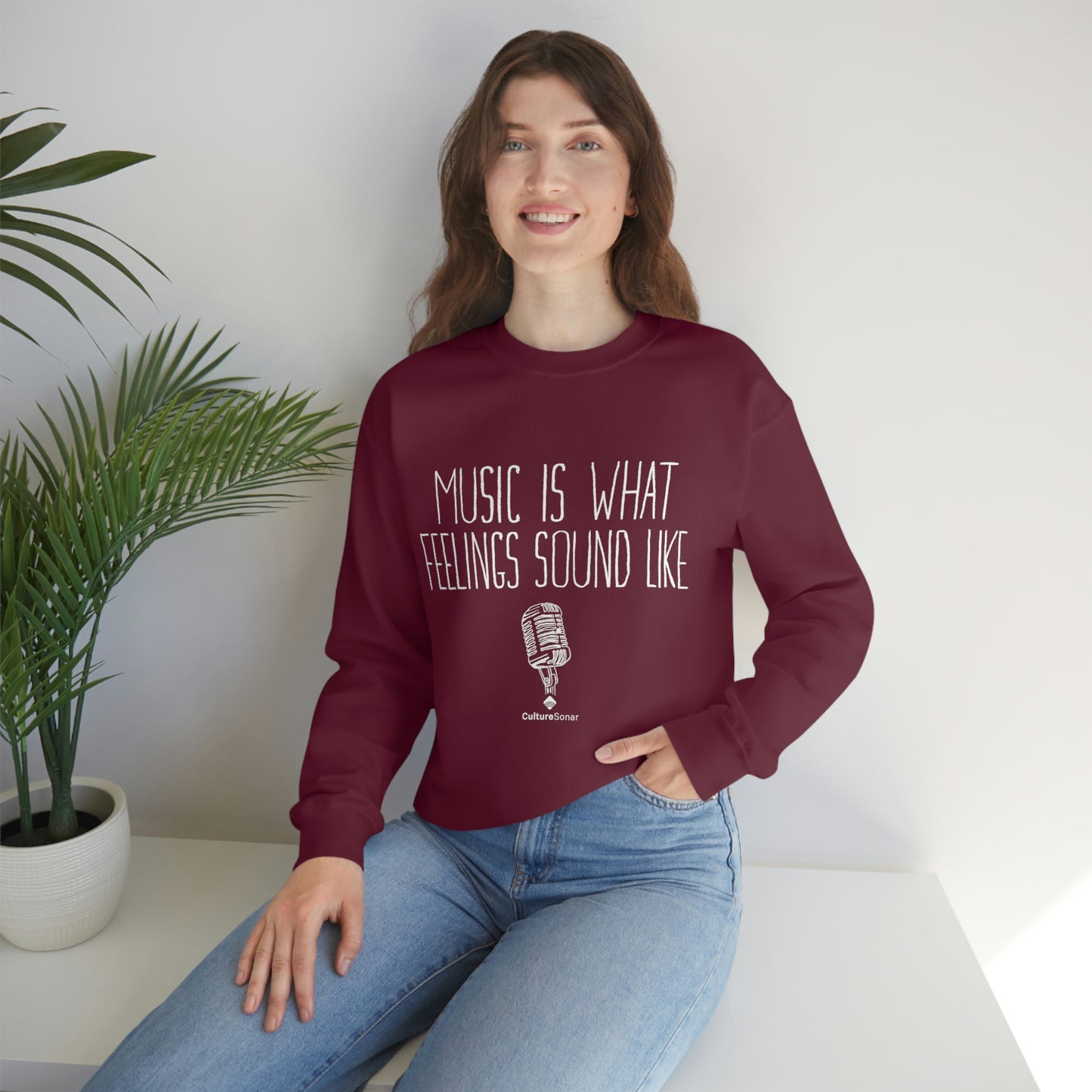 EXCLUSIVE: "Music is What Feelings Sound Like" Sweatshirt