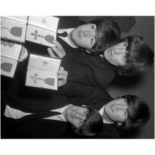 The Beatles Awarded Medals by Queen Elizabeth II 1965 Photo Print