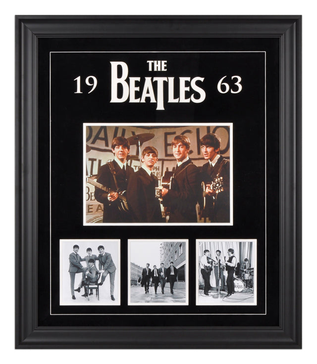 The Beatles 1963 Collage Framed Photo Print [16x20]