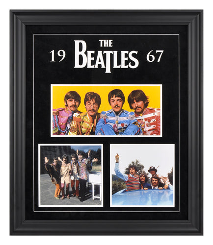 The Beatles 1967 Collage Framed Photo Print [16x20]