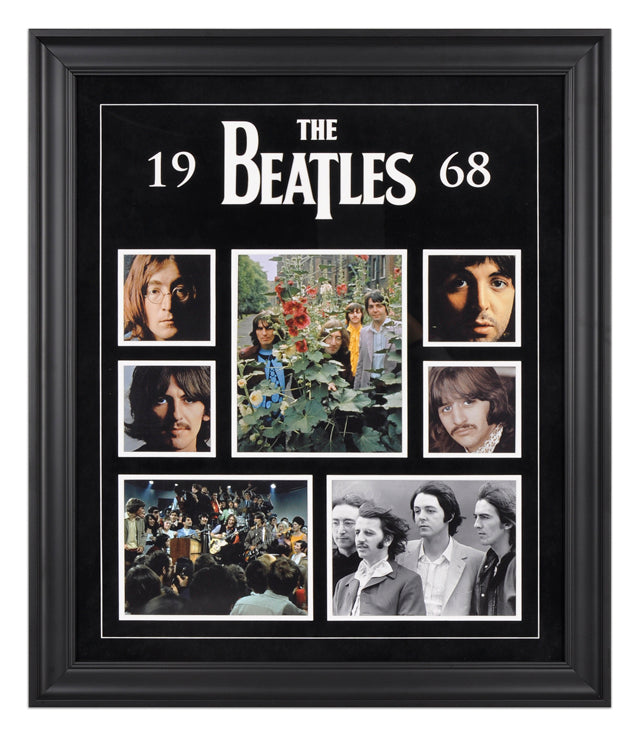 The Beatles 1968 Collage Framed Photo Print [16x20]
