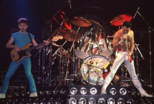 Freddie Murcury & John Deacon in Detroit 1980 Photo Print