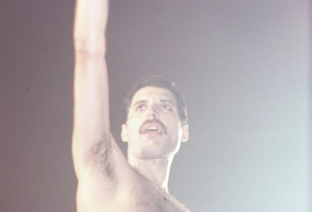 Freddie Mercury Power Posing in Detroit 1982 Photo Print