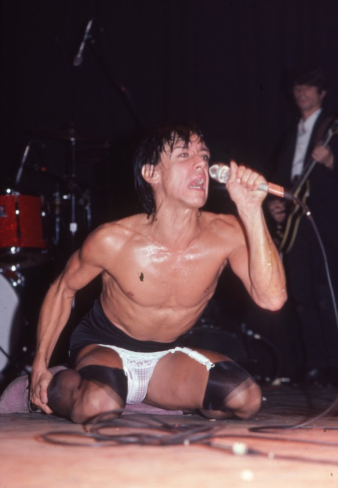 Iggy Pop Sweats For the Music 1982 Zombie Birdhouse Tour Photo Print