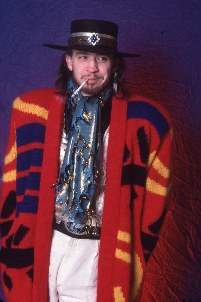 Stevie Ray Vaughan Smiling Portrait 1985 Photo Print