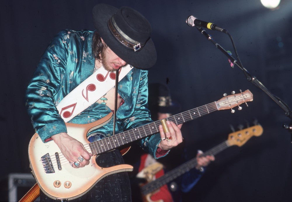 Stevie Ray Vaughan Guitar Solo on Soul Tour 1985 Photo Print