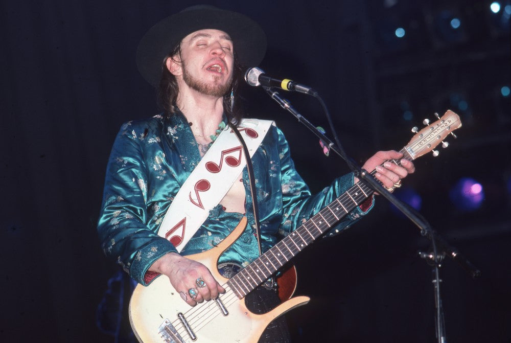 Stevie Ray Vaughan Sings a Soulful Song on Soul to Soul Tour 1985 Photo Print
