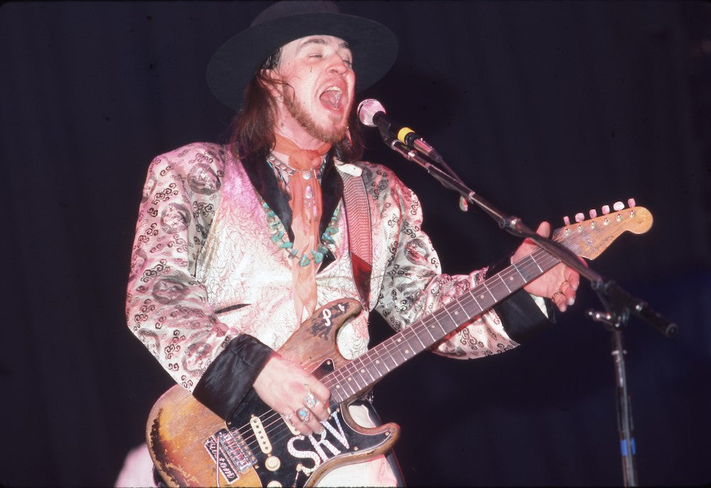 Stevie Ray Vaughan Screams on Soul to Soul Tour 1985 Photo Print