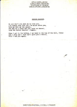 EXCLUSIVE: Work-in-Progress "Helter Skelter" Lyrics on 1968 Apple Stationery